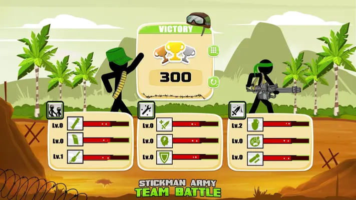 Stickman Army Team Battle android App screenshot 4